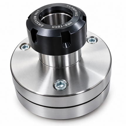 Buyohlic ER32 Collet Chuck – Myford 1-1/8" × 12 TPI Thread, 2-Piece Steel Lathe Adaptor