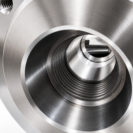 Buyohlic ER32 Collet Chuck – Myford 1-1/8" × 12 TPI Thread, 2-Piece Steel Lathe Adaptor