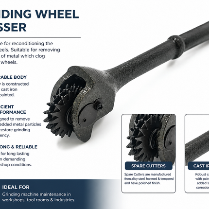 Emery Grinding Wheel Dressers & Cutters (Huntington Type)