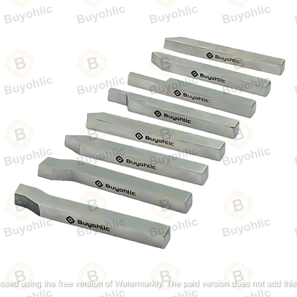 HSS M2 Grade Lathe Form Tool Set-Hard & Ground -Turning, Threading Machine Tools II Supplied in a Plastic Box