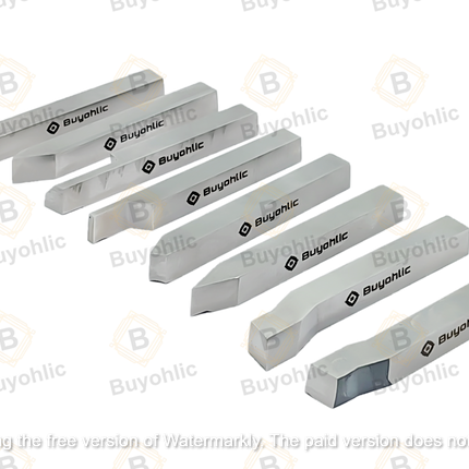HSS M2 Grade Lathe Form Tool Set-Hard & Ground -Turning, Threading Machine Tools II Supplied in a Plastic Box