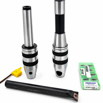 Milling Machine's Fly Cutter cum Boring Tool~40mm Head, 16mm Boring Bar, Replaeable DCMT11T3 Insert, Range 70-260 mm