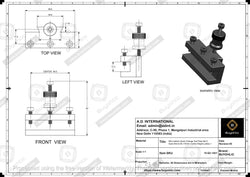 Mini Lathe's Quick Change Tool Post Set II Suits Mini & 90-115mm Centre Height Lathes