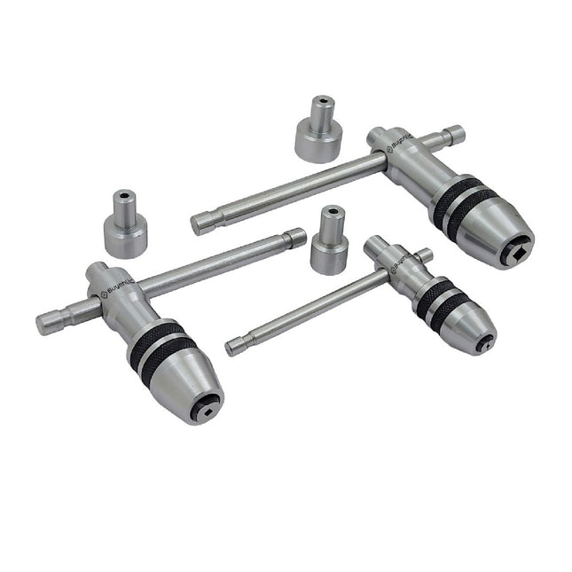 Precision Guiding Tap Wrenches with Freely Spinnable Cap -Design with Accurate Runout Control