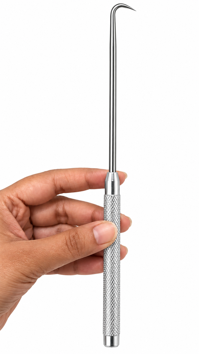 Probe & Hook Set, Precision Pick and Hook Tool Set with Knurled Handles for Automotive, Electronics, O-Ring, Seal & DIY Work