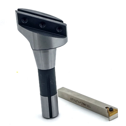 Large Head 2.5" Inch Lathe Milling R8 Shank Fly Cutter with Indexable Flying Tool