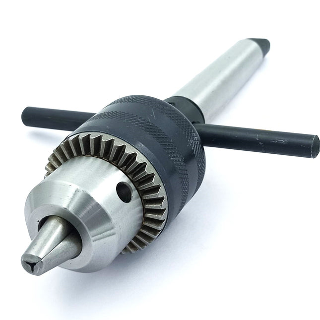 Lathe's Easy Tapping Attachment, Supplied Drill Chuck For Tapping, Reaming, & Drill Operations