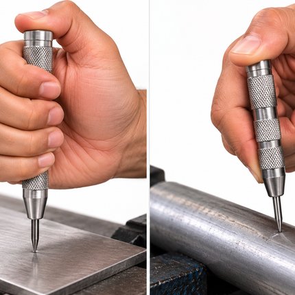Medium Duty Automatic Center Punch 5'' Inch Length 1/2'' width