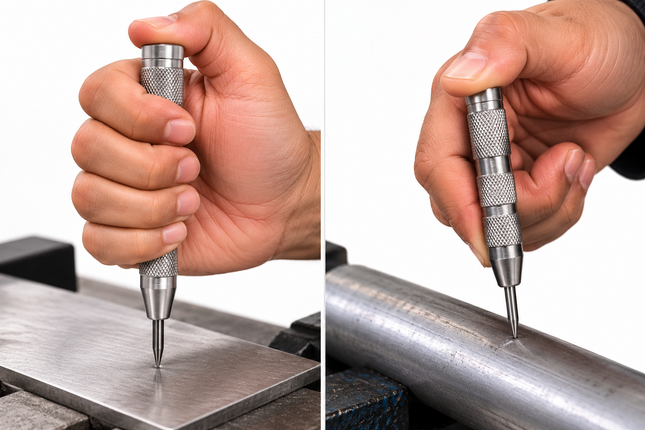 Medium Duty Automatic Center Punch 5'' Inch Length 1/2'' width