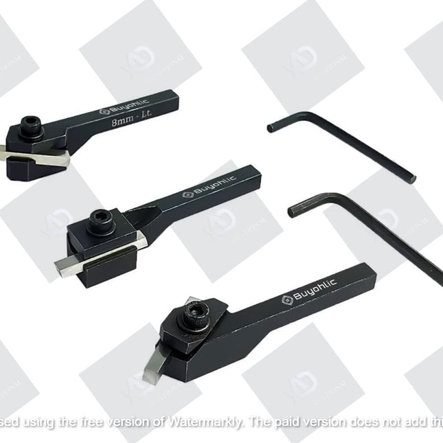 Lathe Turning Tool Holder With High Speed Steel Tool Bits