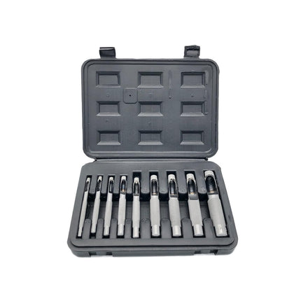 Buyohlic 9 Pcs Leather Hole Punch Round Working Hollow Cutting Mat for Watch Band, Belt, Wristband DIY Leather Crafting