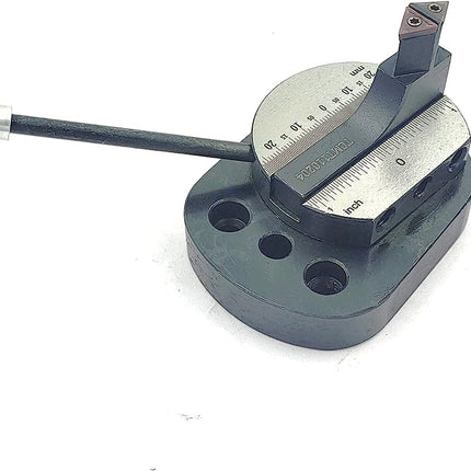 Bearing Base Smooth Rotation Ball Turning  (Double Bit for 7 x 14 Mini Lathe) with spare cutting bit box