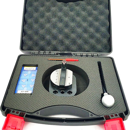 Bearing Base Smooth Rotation Ball Turning  (Double Bit for 7 x 14 Mini Lathe) with spare cutting bit box