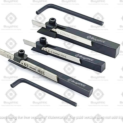 Mini Lathe Cut Off Parting Tool With HSS Parting Blade