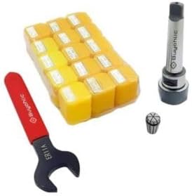 ER11 - 15 Pcs Collet Set Range1mm- 1/8"" Milling Collet Adopter With Spanner