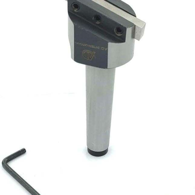 1-1/2" Inch Head Fly Cutter with MT2 Shank (M10 x 1.5 Drawbar) & HSS M2 5/16" Sq x 3" Inch Tool Bit