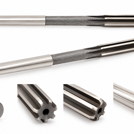 High Speed Steel (HSS) 6-Flute Parallel Shank Chucking Reamer – Straight Flute