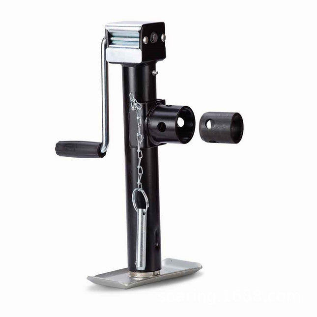 Buyohlic Heavy-Duty A-Frame Trailer Jack 5000 lb Capacity with Adjustable Drop Leg, 15″ Travel for Utility, Horse & Yacht Trailers