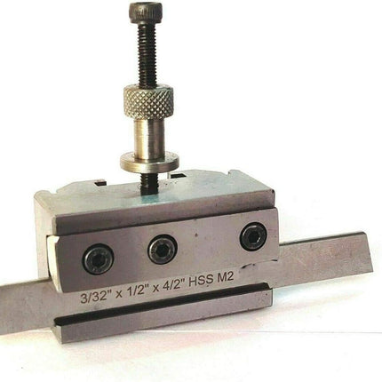 T-37 Quick Change Tool Post Standard Holder-Suits Myford & 90 -115 mm Center Height Lathe Machines