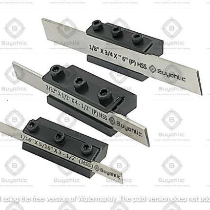 Non- Adjustable T-Parting Cut off Holder with Blade for Lathe Machine Tools