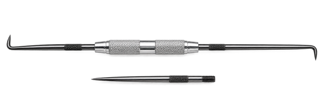 3-Point Scriber with Aluminum Body, Precision Marking Tool for Metal, Wood, Plastic & Machining Applications