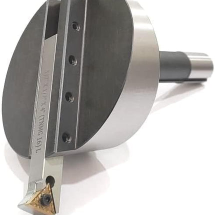4" Inch Head Fly Cutter with Carbide Indexable Tip (TNMG16) Tool Bit