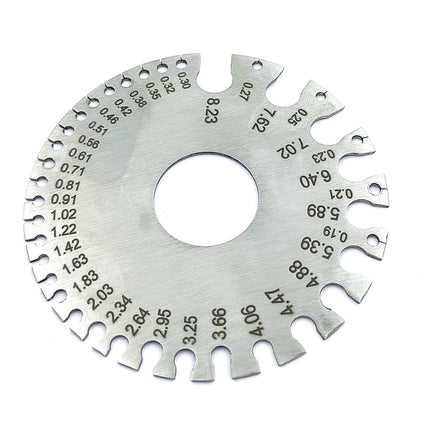 SWG Metal Wire Sheet Thickness Diameter Gauge