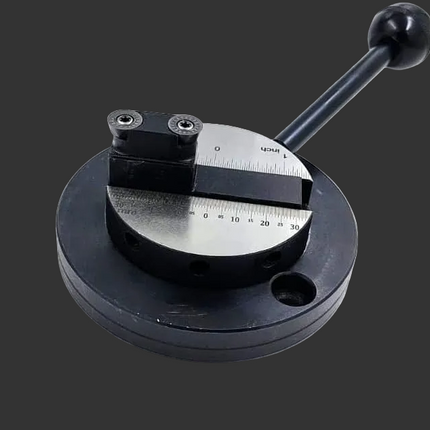 Lathe Ball Turning Attachment with 2× Carbide Cutting Bits Round Positive Rake Carbide Insert Tool