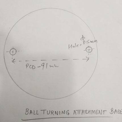 Lathe's Ball Turning Attachment – 2 x Carbide Cutting Bits | Round Positive Rake Insert