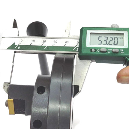 Lathe's Ball Turning Attachment – 2 x Carbide Cutting Bits | Round Positive Rake Insert