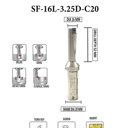 All in One - Multifunction Drill, External Turning & Internal Boring
