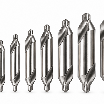 HSS M2 Center Drill Countersink Bit Set – 7 Piece, 1–6mm