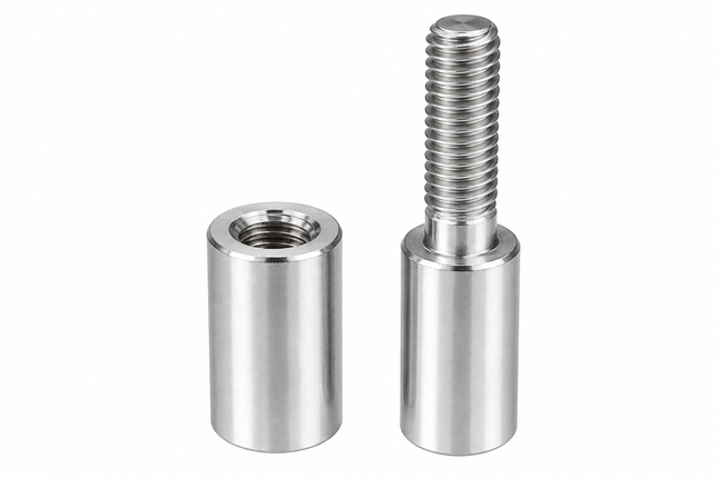 Tie bolt nuts M8 Bolt & M8 Nut Manufactured from forging with turning on CNC threading on conventional thread rolling