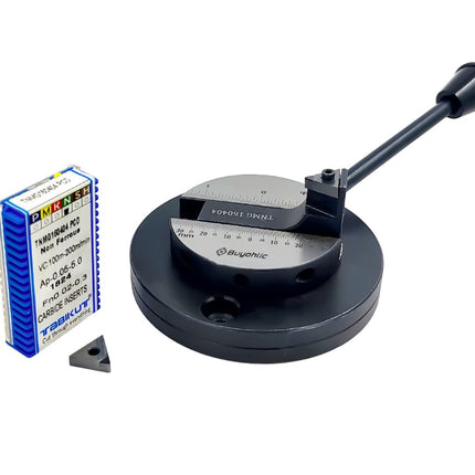 Lathe's Ball Turning Attachment w/ Non Ferrous Carbide Inserts For Mirror Finishing