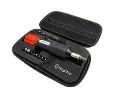 20 Pcs Preset Torque Screwdriver with S2 Bits, 1/4” Drive Torque Wrench Screwdriver Set for Maintenance, Tools, Bike Repairing and Mounting, Torque Range 1~ 6 N.m