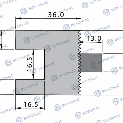 Adjustable Height Lathe Turning Tool Holder – 16mm Square Shank Capacity