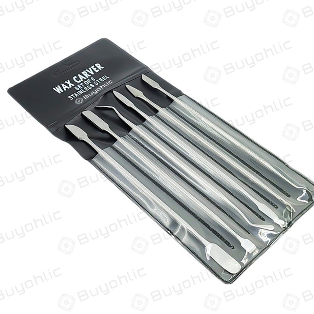 6 Pc. Stainless Steel Wax Carver Set Double Ended Spatulas/Carvers