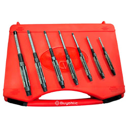 7 Pcs. Adjustable Hand Reamer Set II Covers 1/4" to 15/32" Reamer Sizes Range II Straight Flute