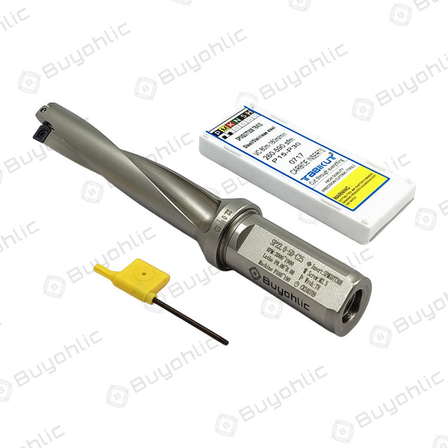 Indexable Insert U Drill 13.5 MM II Weldon Shank II Through Coolant II 10 pcs Carbide Inserts FREE