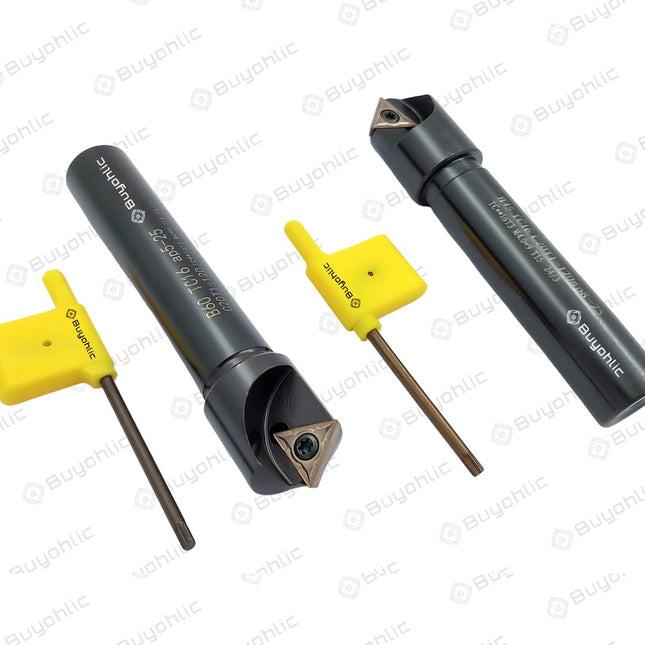 Indexable Carbide Insert 45 Degree Chamfer Tool 120 mm Long & 10 Pcs Extra Spare Inserts