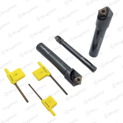 Indexable Carbide Insert 45 Degree Chamfer Tool 120 mm Long & 10 Pcs Extra Spare Inserts