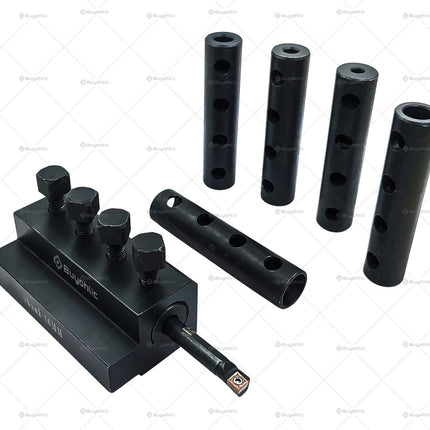 CNC Lathe Universal Boring Tool Holder with Interchangeable Sleeves – Precision Boring Bar Holder for CNC & Traditional Lathe Machines