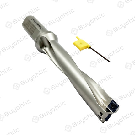 Indexable Insert U Drill 16.5 MM II Weldon Shank II Through Coolant II 10 pcs Carbide Inserts FREE