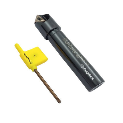 Indexable Carbide Insert 60 Degree Chamfer Tool 120 mm Long & 10 Pcs Extra Spare Inserts