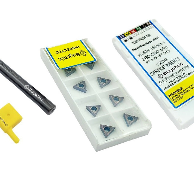 Indexable Carbide Insert 15 Degree Chamfer Tool 120 mm Long & 10 Pcs Extra Spare Inserts