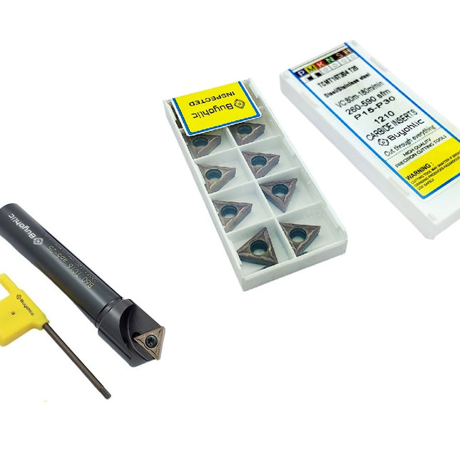 Indexable Carbide Insert 60 Degree Chamfer Tool 120 mm Long & 10 Pcs Extra Spare Inserts