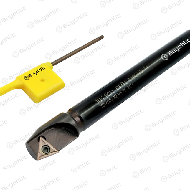 Indexable Carbide Insert 15 Degree Chamfer Tool 120 mm Long & 10 Pcs Extra Spare Inserts