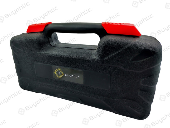 Buyohlic's 39 Piece General Household Hand Tool Kit Starter Set with Plastic Toolbox Storage Case