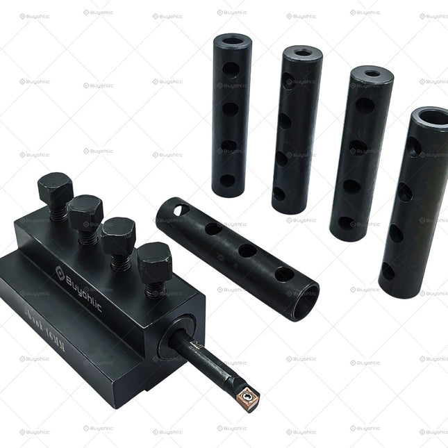 CNC Lathe Universal Boring Tool Holder with Interchangeable Sleeves – Precision Boring Bar Holder for CNC & Traditional Lathe Machines