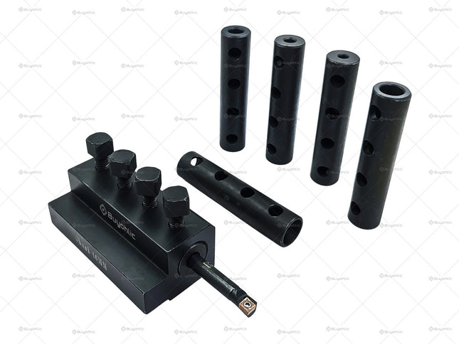 CNC Lathe Universal Boring Tool Holder with Interchangeable Sleeves – Precision Boring Bar Holder for CNC & Traditional Lathe Machines